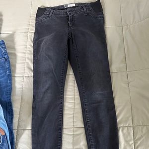 Gap, Size 4, Black Maternity Jeans